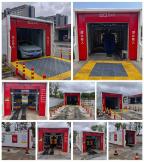 中國南昌，中國石化，隧道9刷電腦洗車機安裝調試中